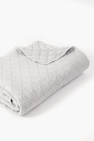 Microfibre Waffle Quilt Queen