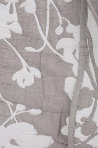 Polycotton Jacquard Botanical Quilt