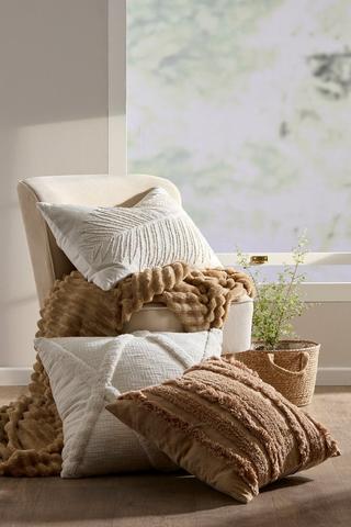 Ribbed Super Plush Blanket, 180x200cm