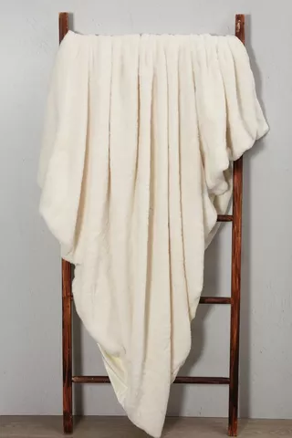Rabbit Faux Fur Blanket, 150x200cm