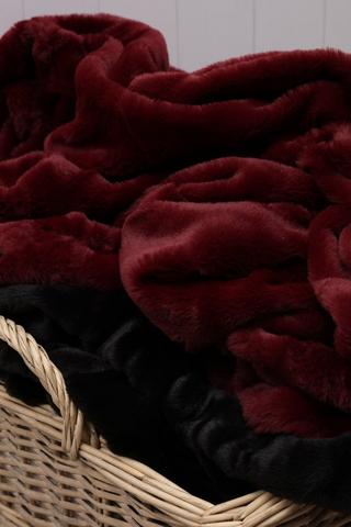 Faux Fur Lux Blanket,150x200cm