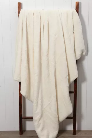 Faux Fur Lux Blanket, 150x200cm