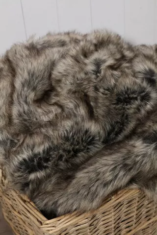 Faux Fur Wild Bear Blanket, 180 X200cm