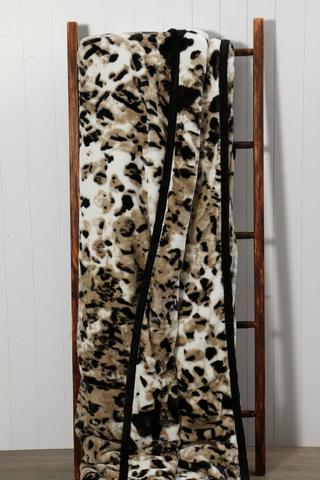 Mink Animal Print Blanket 200x220cm