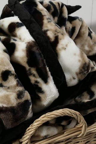 Mink Animal Print Blanket 200x220cm
