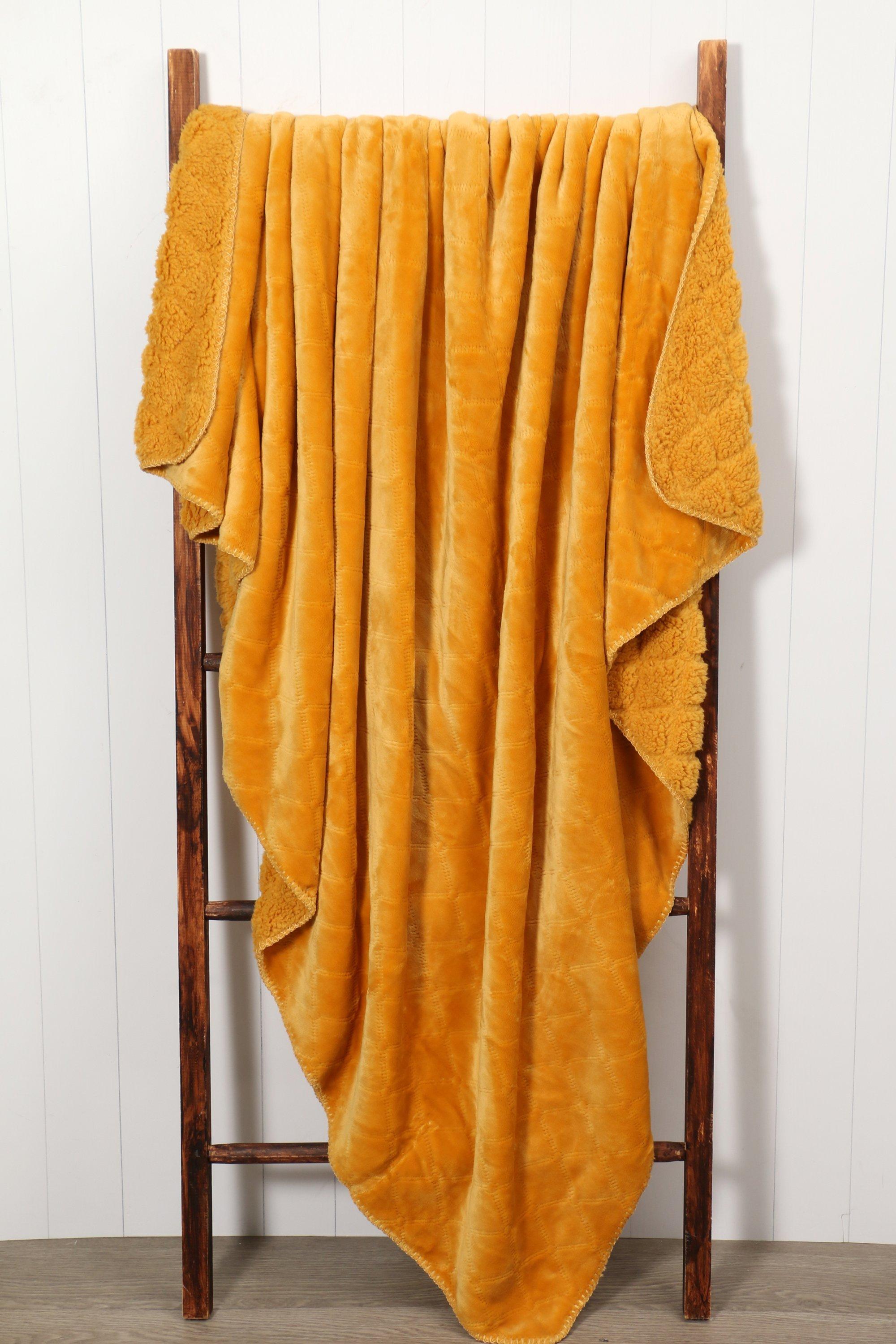 Quilted Sherpa Blanket 150x200cm