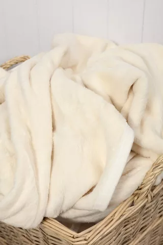 Cotton Suede Blanket, 230x230cm