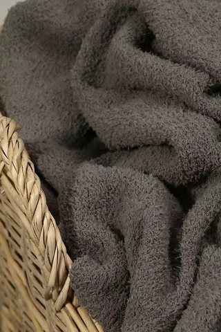 Ribbed Edge Knit Blanket 150x200cm