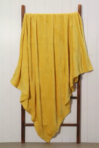 Flannel Embossed Blanket 125x150cm