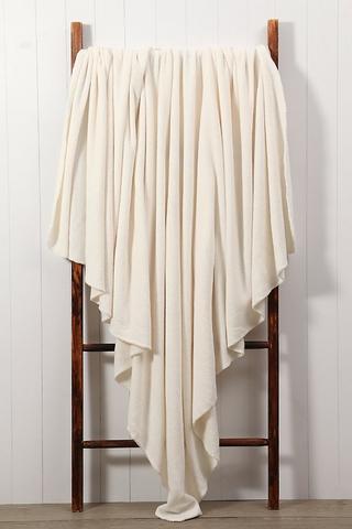 Coral Fleece Stitch Blanket 180x200cm