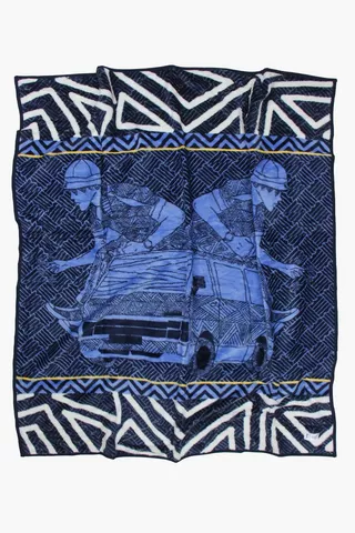 Colab Zebulon Cheunyane Blanket, 200x230cm