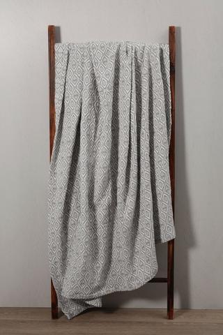 Cotton Geo Throw, 180x220cm