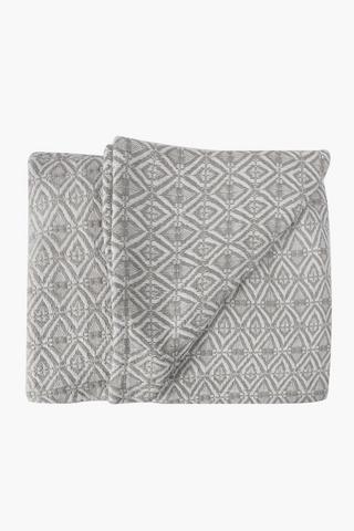 Cotton Geo Throw, 180x220cm
