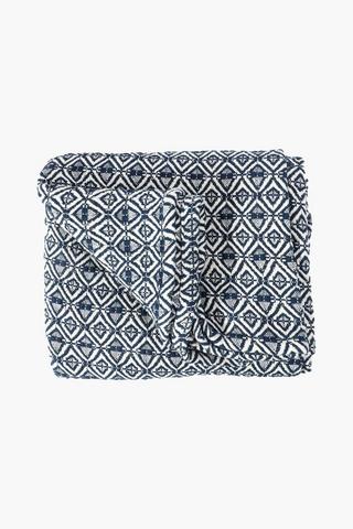Cotton Geo Throw, 180x220cm