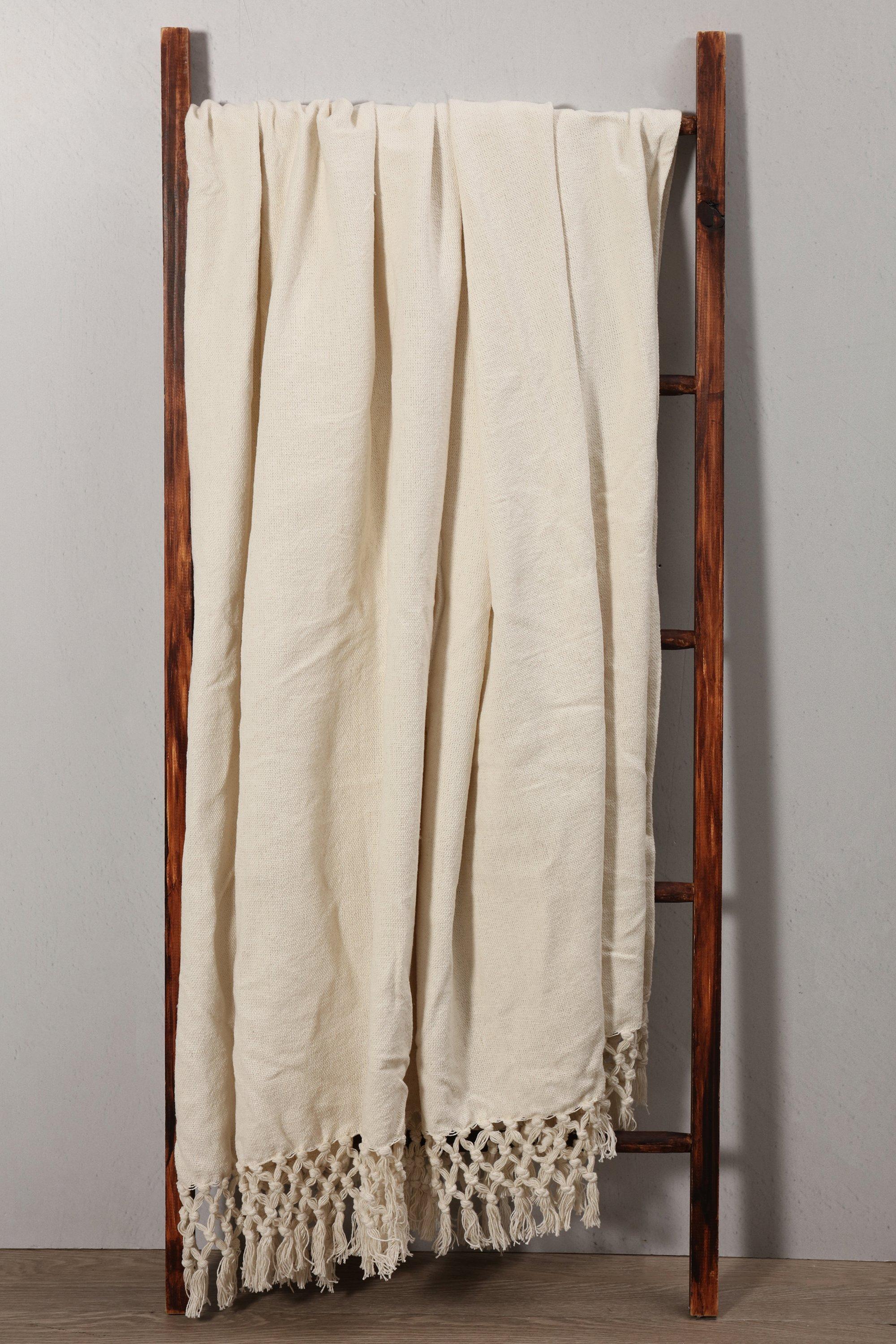 Macrame Tassel Throw, 180x220cm
