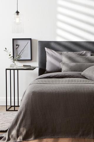 Wide Width Stripe Throw, 250x270cm