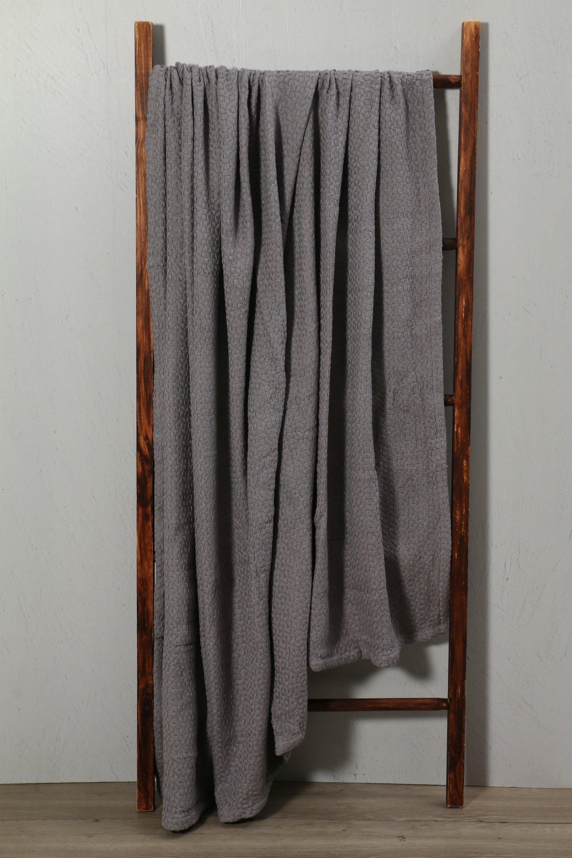 Plain Cotton Throw 140x180cm