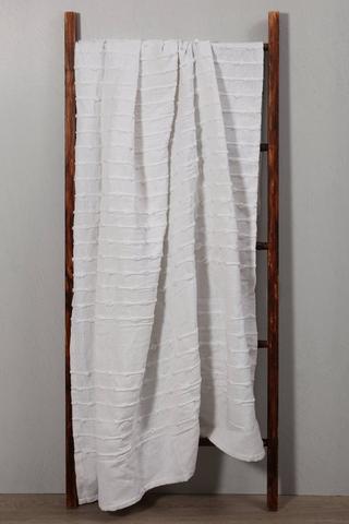 Cotton Throw Ribbed Woven Throw, 140x180cm