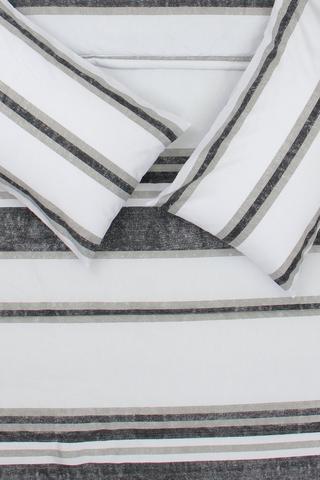 Polycotton Stripe Comforter Set