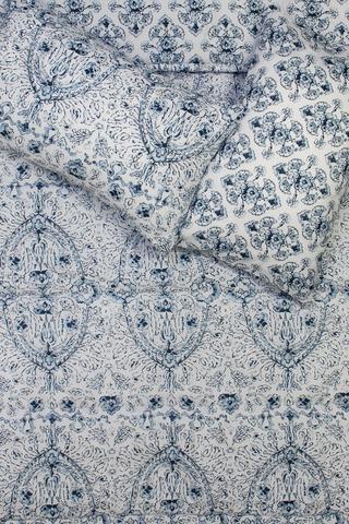 Microfibre Damask Comforter Set