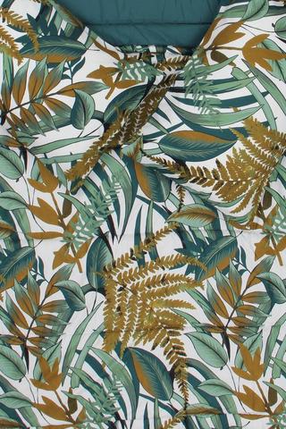 Printed Leaf Comforter Set