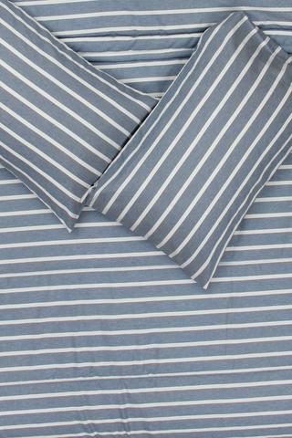 Printed Stripe Comforter Set