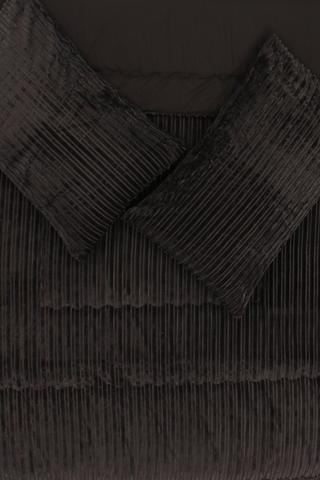 Plush Ribbed Comforter Set