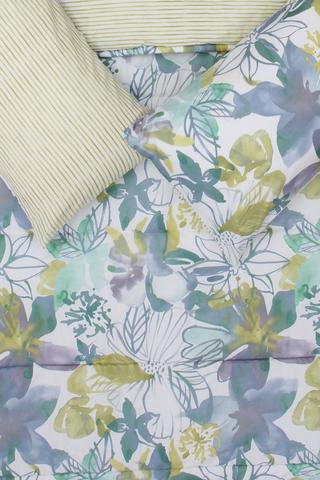 Microfibre Ballito Flower Comforter Set