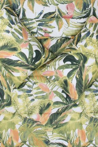 Microfibre Botanical Leaf Comforter Set