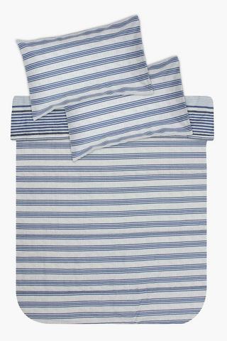 Polycotton Stripe Comforter Set
