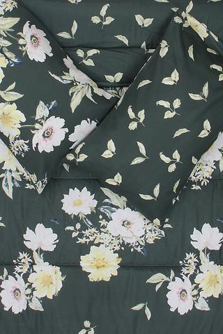 Microfibre Floral Comforter Set