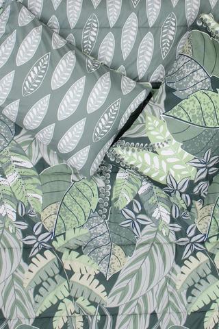 Microfibre Umhlanga Tropical Leaf Comforter Set