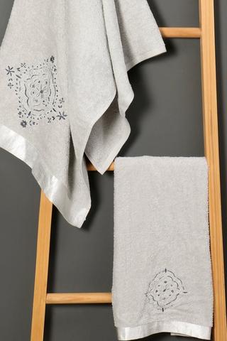 Embroidered Bernadine Cotton Towel
