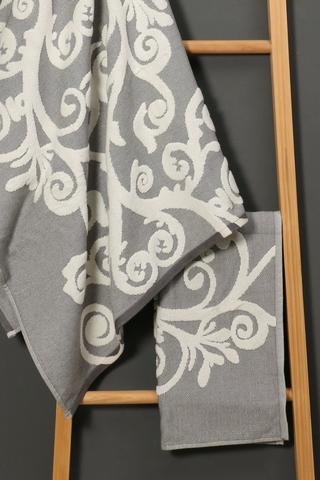 Cotton Jacquard Damask Border Towel