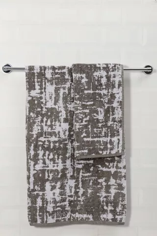 Jaquard Abstract Cotton Towel