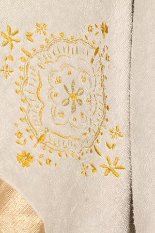 Embroidered Bernadine Cotton Towel