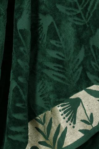 Cotton Jacquard Botanical Towel