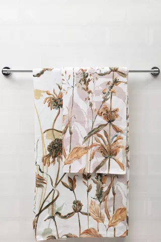 Printed Floral Bloom Towel