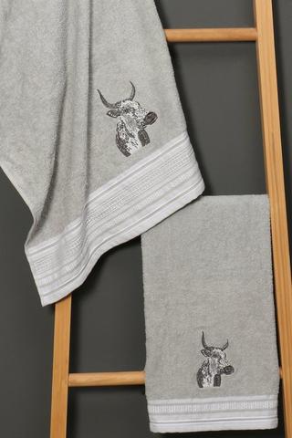 Cotton Embellished Nguni Bath Towel