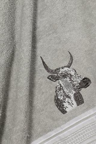 Cotton Embellished Nguni Bath Towel