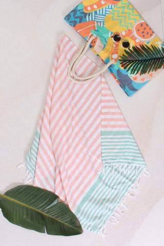 Coffee Bay Stripe Sarong