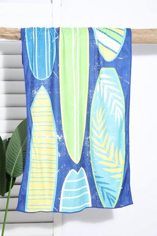Microfibre Printed Surfboards Beach Towel 70x130CM