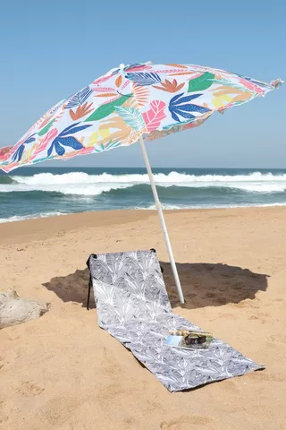 Floral Beach Umbrella Extra Large 220CM
