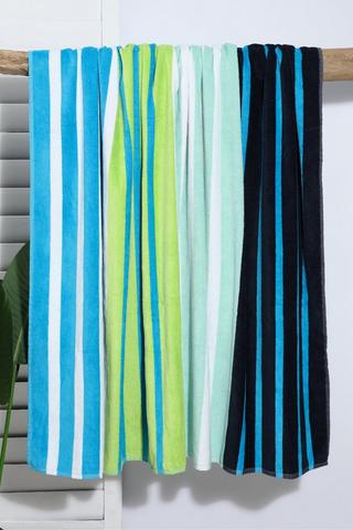 Cotton Stripe Beach Blanket 160x175CM
