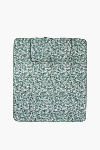 Tropical Quilted Beach Blanket