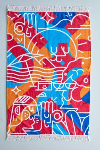 Colab Russel Abrahams Beach Towel