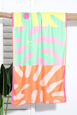 Microfibre Printed Abstract Beach Towel 70x130CM