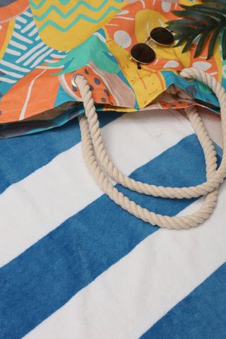 Cabanna Coffee Bay Stripe Beach Towel
