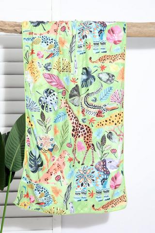 Microfibre Printed Mfuleni Cheetah Beach Towel