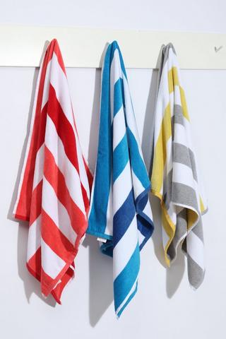 Cotton Cabana Classic Stripe Beach Towel